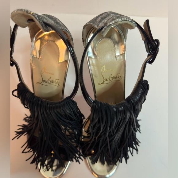 Christian Louboutin Fringe Sandals size 36 1/2 - Picture 6 of 7